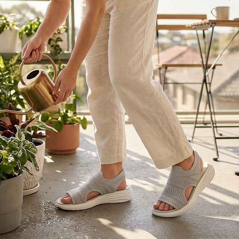 Anne™ | Γυναικεία σανδάλια πλατφόρμας από διαπνέον υλικό