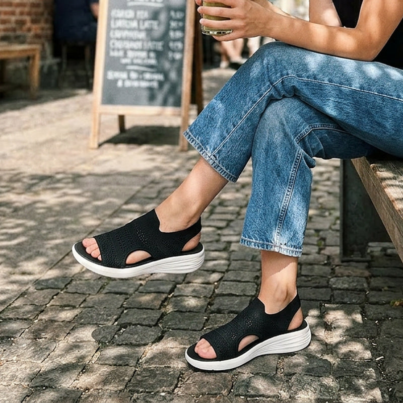 Anne™ | Γυναικεία σανδάλια πλατφόρμας από διαπνέον υλικό